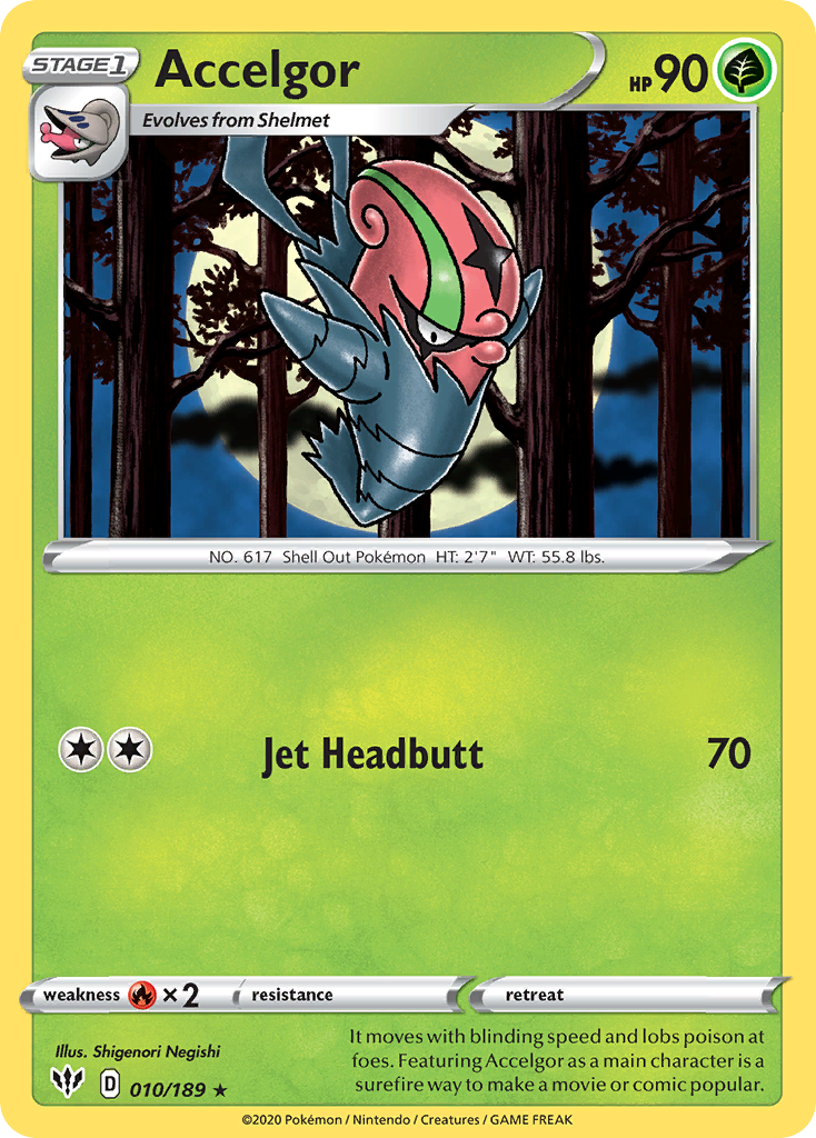 Accelgor (010/189) [Sword & Shield: Darkness Ablaze] | Odin's Place