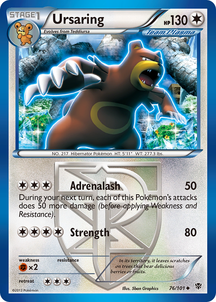 Ursaring (76/101) [Black & White: Plasma Blast] | Odin's Place