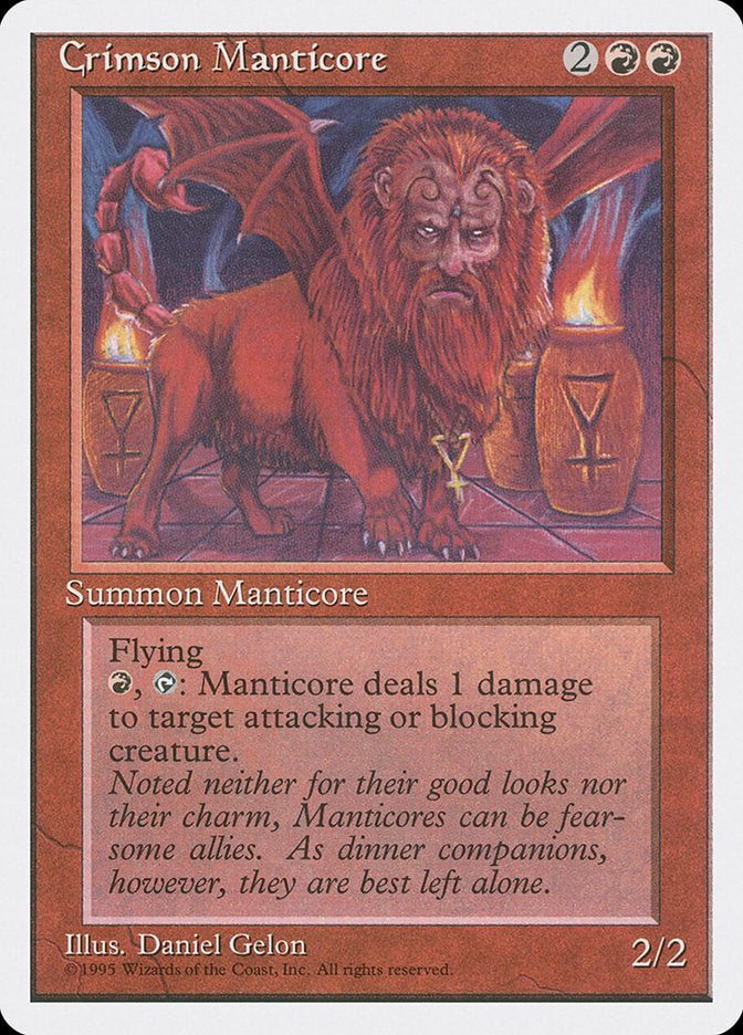 Crimson Manticore (183) [Fourth Edition] | Odin's Place
