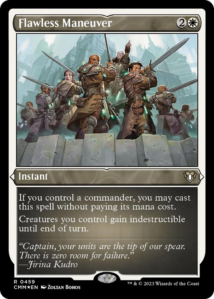 Flawless Maneuver (Foil Etched) [Commander Masters] | Odin's Place