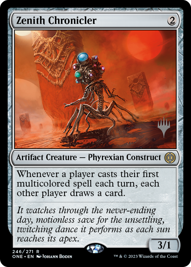 Zenith Chronicler (Promo Pack) [Phyrexia: All Will Be One Promos] | Odin's Place