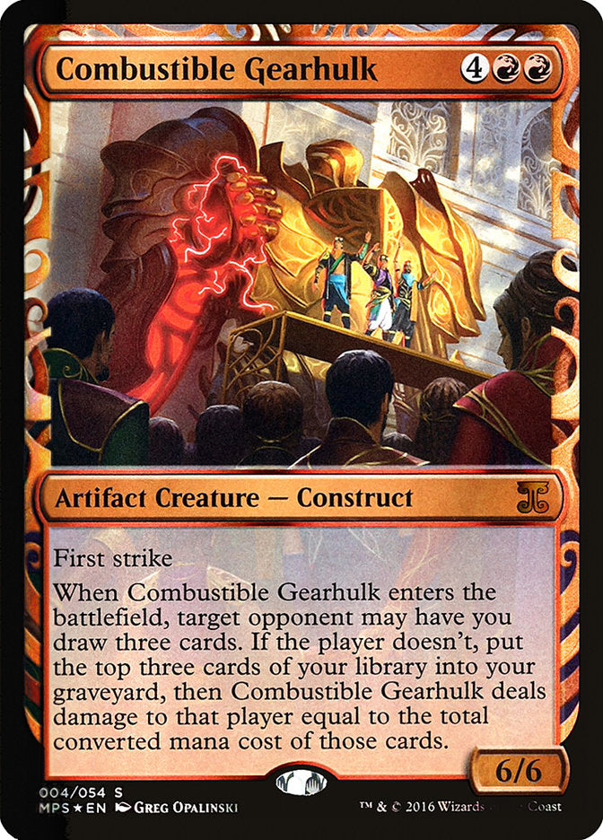 Combustible Gearhulk (4) [Kaladesh Inventions] | Odin's Place