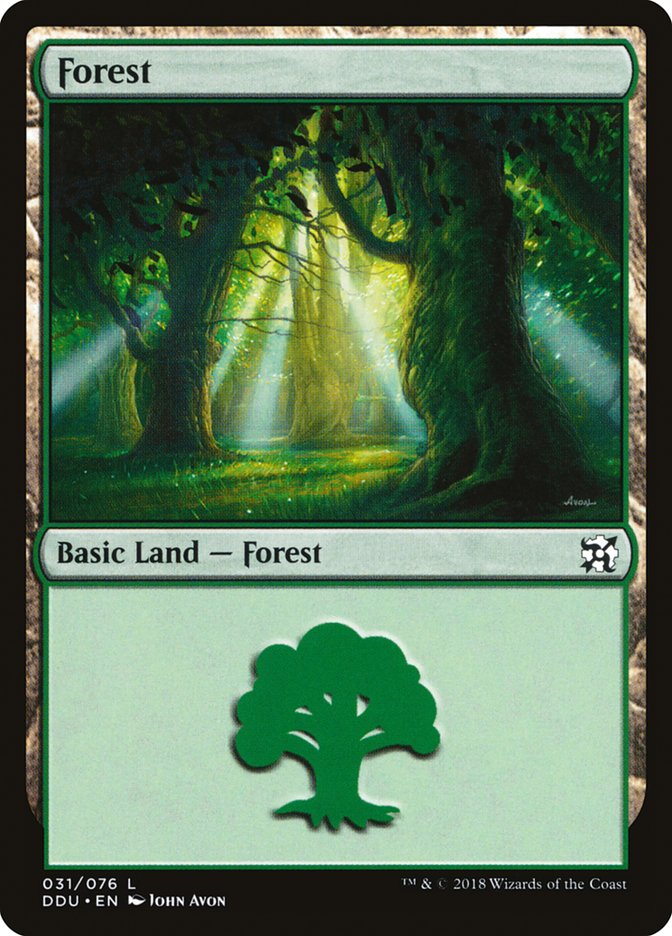 Forest (31) [Duel Decks: Elves vs. Inventors] | Odin's Place