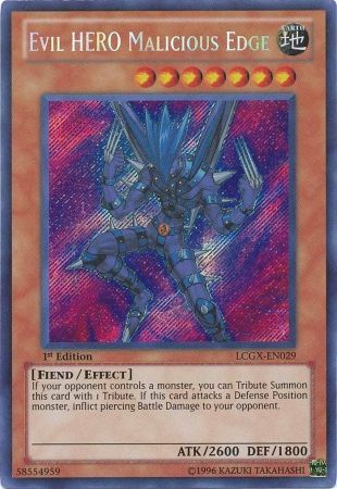Evil HERO Malicious Edge [LCGX-EN029] Secret Rare | Odin's Place
