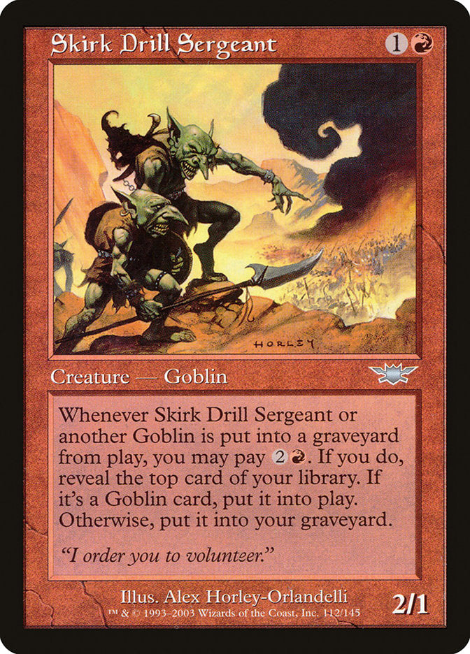 Skirk Drill Sergeant (112) [Legions] | Odin's Place