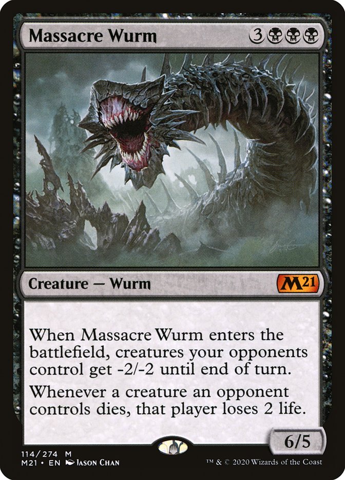 Massacre Wurm [Core Set 2021] | Odin's Place
