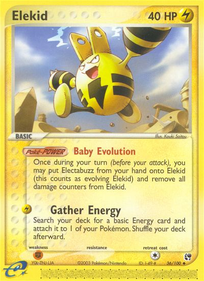 Elekid (36/100) [EX: Sandstorm] | Odin's Place