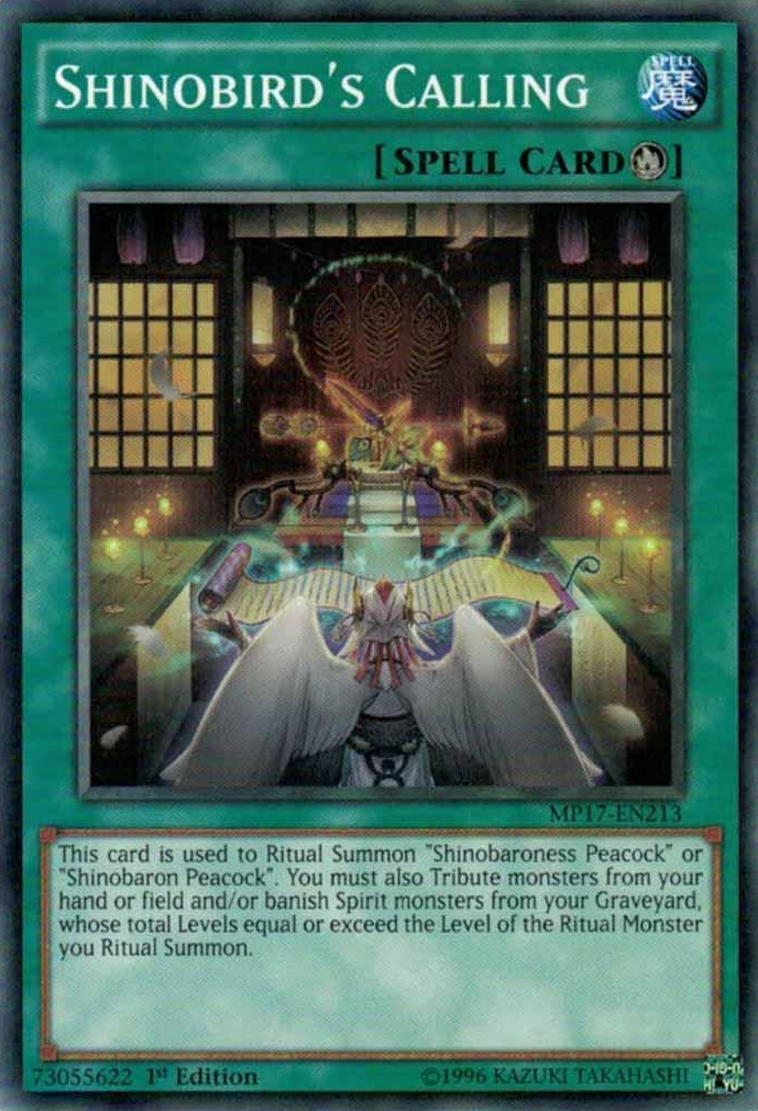 Shinobird's Calling [MP17-EN213] Common | Odin's Place