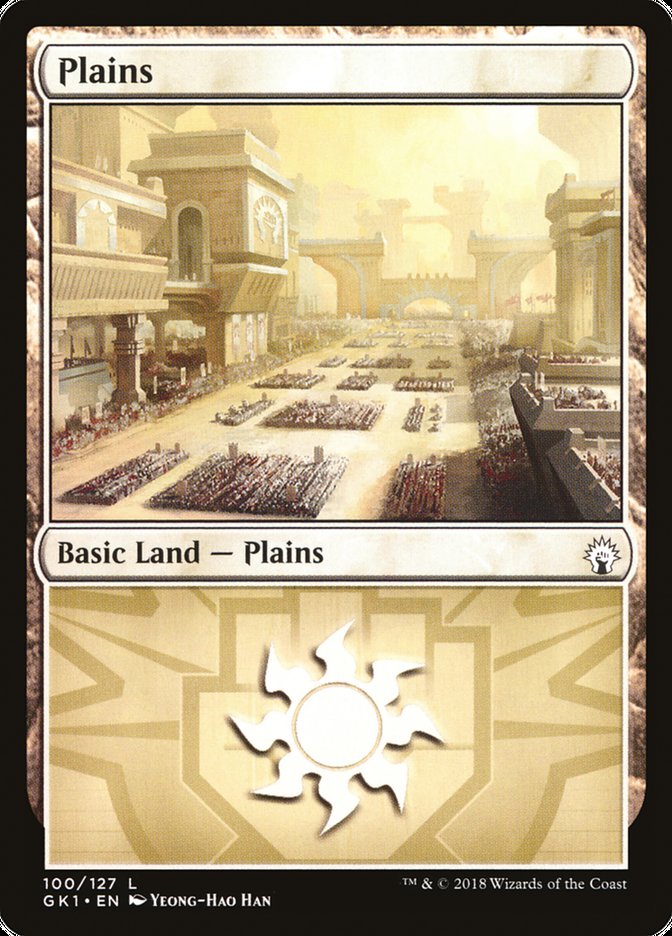 Plains (100) [Guilds of Ravnica Guild Kit] | Odin's Place