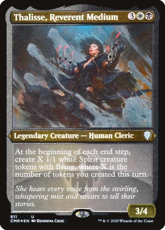 Thalisse, Reverent Medium (Etched) [Commander Legends] | Odin's Place