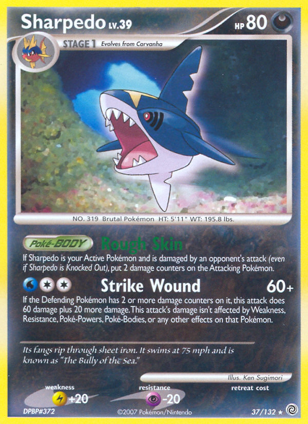 Sharpedo (37/132) [Diamond & Pearl: Secret Wonders] | Odin's Place