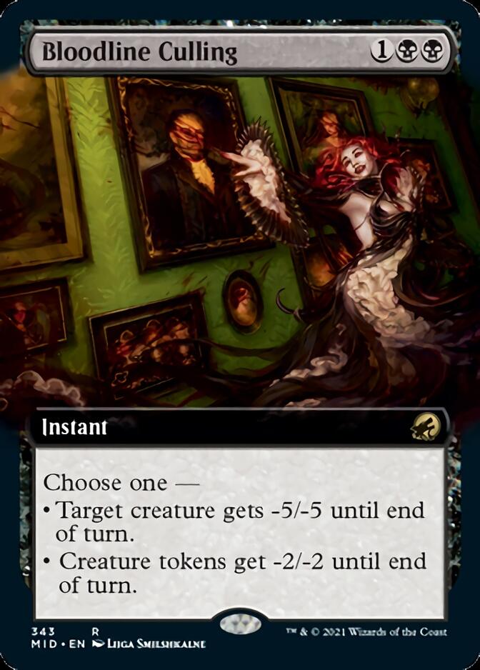 Bloodline Culling (Extended Art) [Innistrad: Midnight Hunt] | Odin's Place