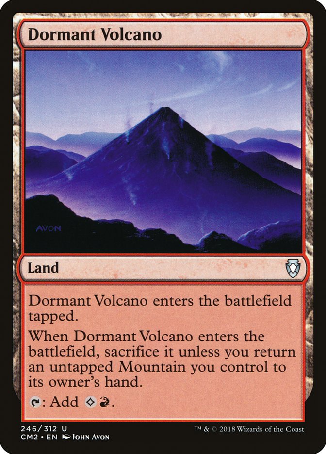 Dormant Volcano (246) [Commander Anthology Volume II] | Odin's Place