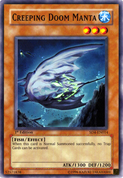 Creeping Doom Manta [SD4-EN014] Common | Odin's Place
