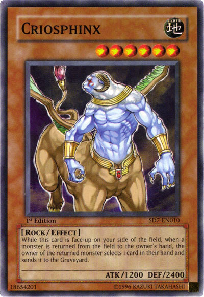 Criosphinx [SD7-EN010] Common | Odin's Place
