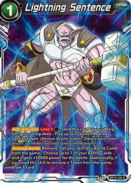Lightning Sentence (BT17-131) [Ultimate Squad] | Odin's Place