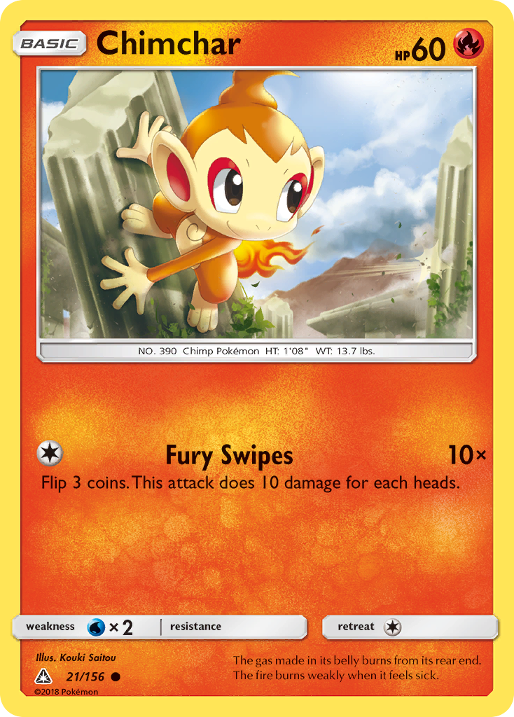 Chimchar (21/156) [Sun & Moon: Ultra Prism] | Odin's Place