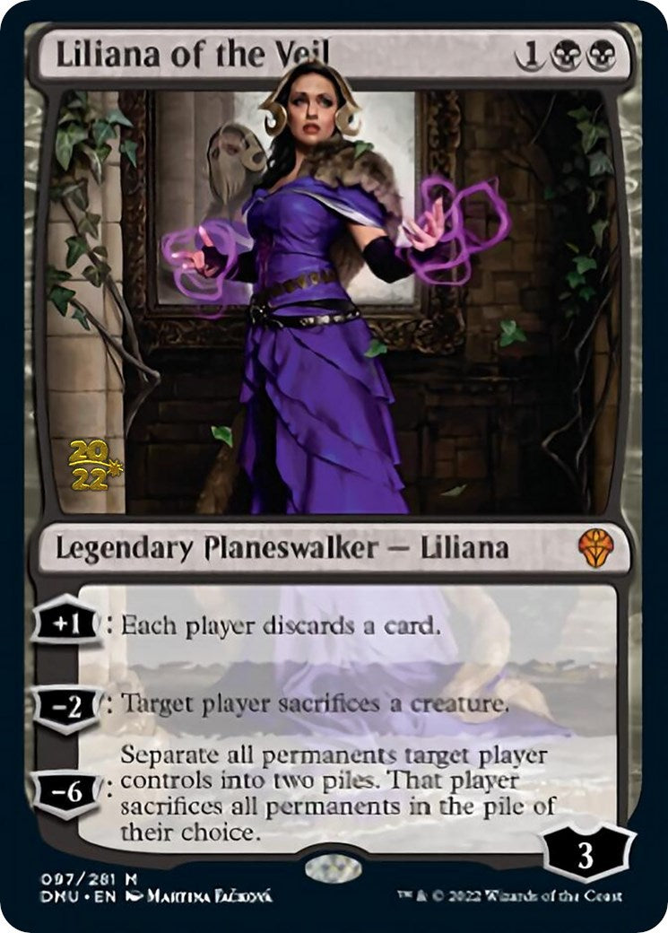 Liliana of the Veil [Dominaria United Prerelease Promos] | Odin's Place