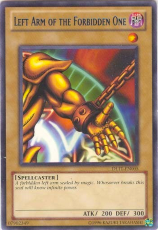 Left Arm of the Forbidden One (Blue) [DL11-EN005] Rare | Odin's Place
