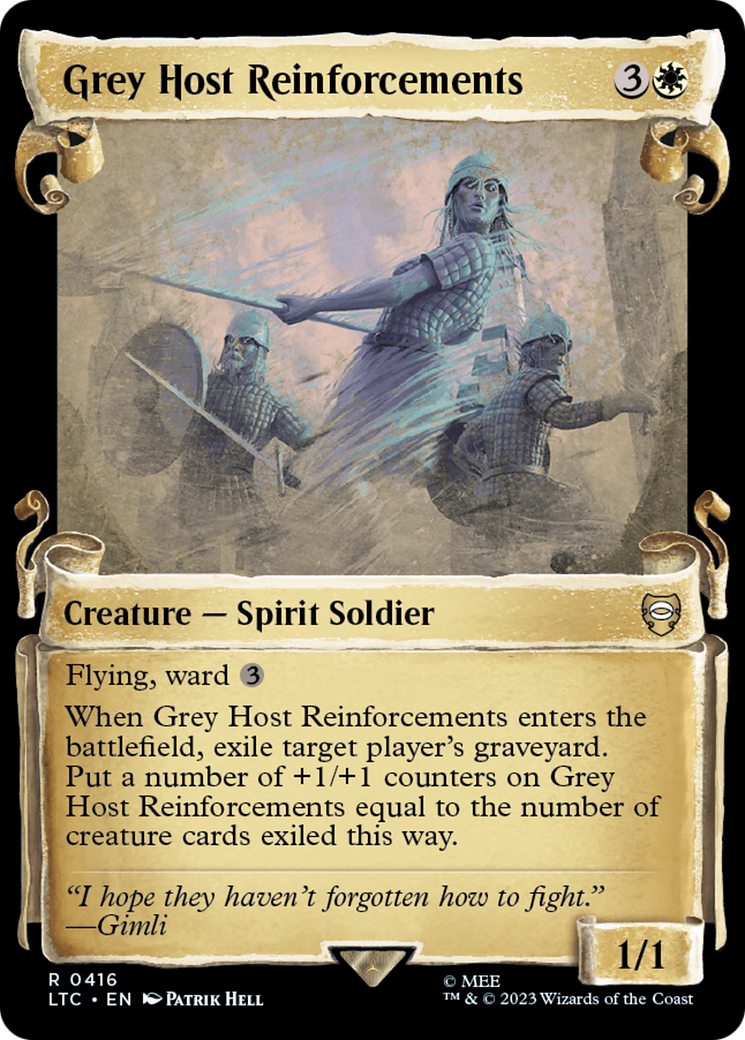 Grey Host Reinforcements [The Lord of the Rings: Tales of Middle-Earth Commander Showcase Scrolls] | Odin's Place