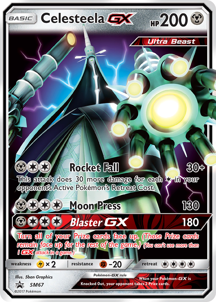 Celesteela GX (SM67) [Sun & Moon: Black Star Promos] | Odin's Place