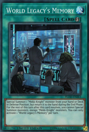 World Legacy's Memory [FLOD-ENSE3] Super Rare | Odin's Place