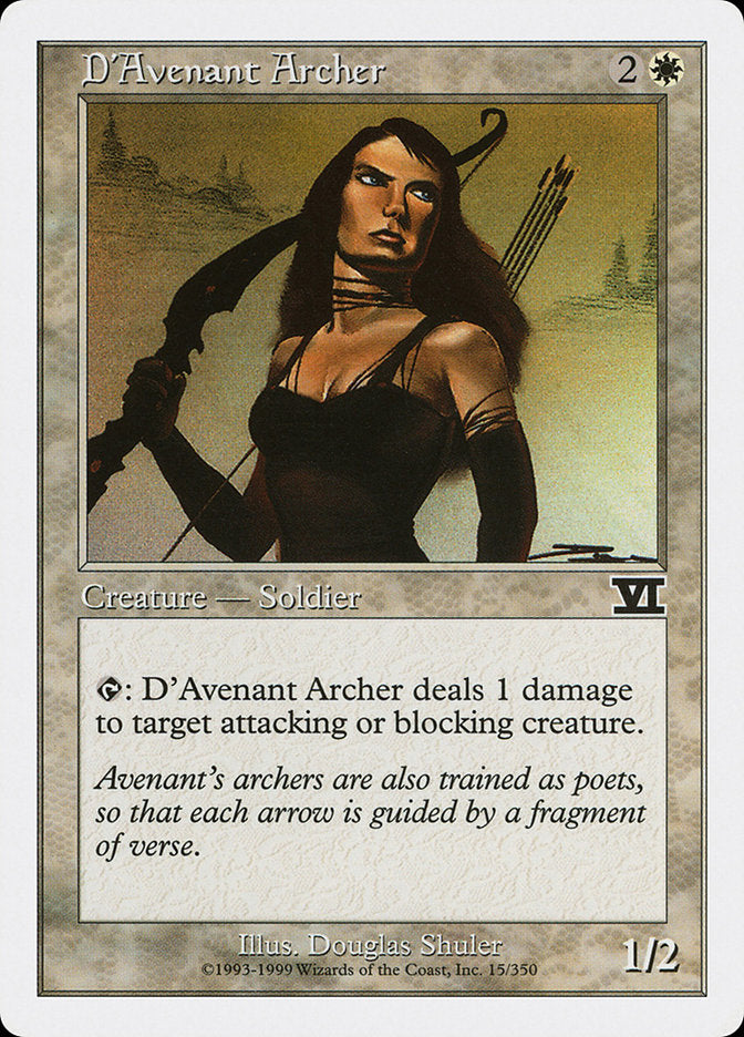 D'Avenant Archer (15) [Classic Sixth Edition] | Odin's Place
