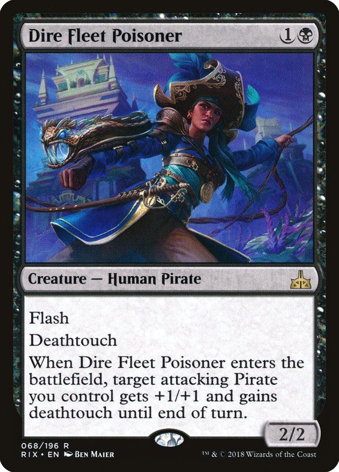 Dire Fleet Poisoner (68) [Rivals of Ixalan] | Odin's Place