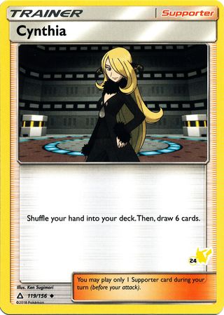 Cynthia (119/156) (Pikachu Stamp #24) [Battle Academy 2020] | Odin's Place