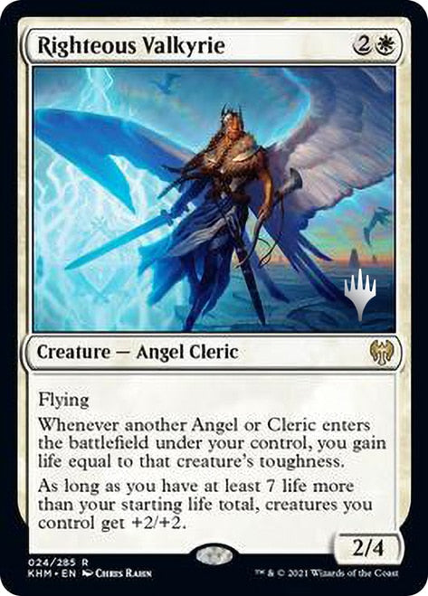 Righteous Valkyrie (Promo Pack) [Kaldheim Promos] | Odin's Place