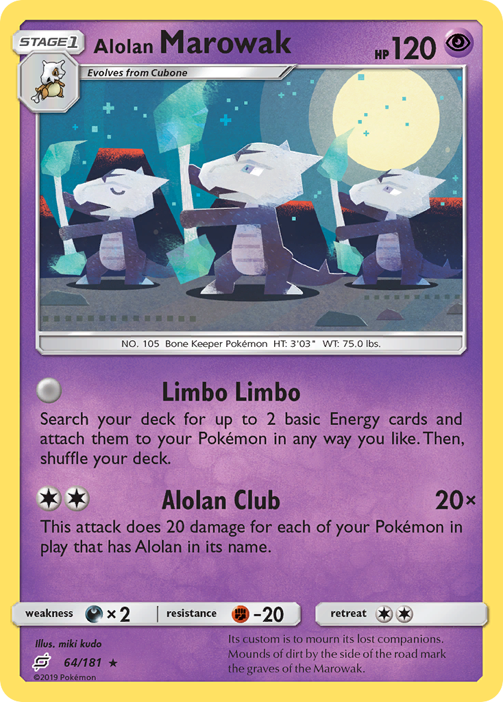 Alolan Marowak (64/181) [Sun & Moon: Team Up] | Odin's Place