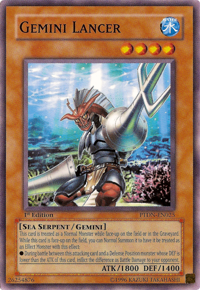 Gemini Lancer [PTDN-EN025] Common | Odin's Place
