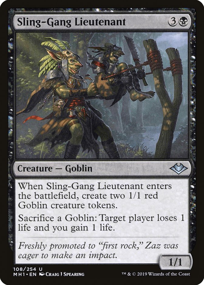 Sling-Gang Lieutenant (108) [Modern Horizons] | Odin's Place