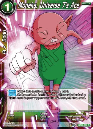Monaka, Universe 7's Ace (BT16-056) [Realm of the Gods] | Odin's Place