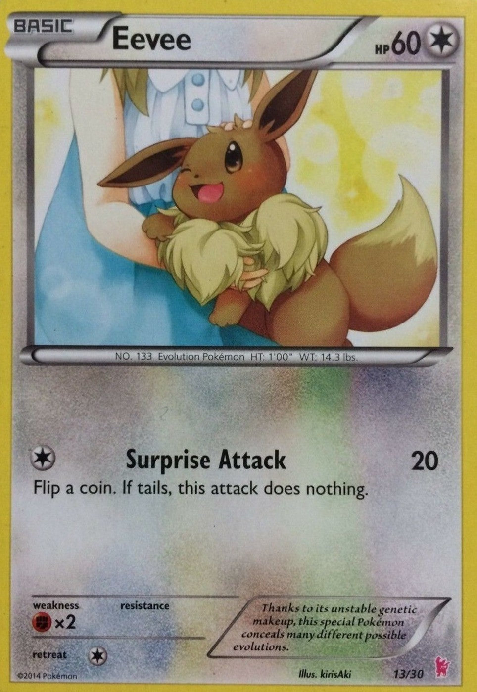 Eevee (13/30) [XY: Trainer Kit - Sylveon] | Odin's Place