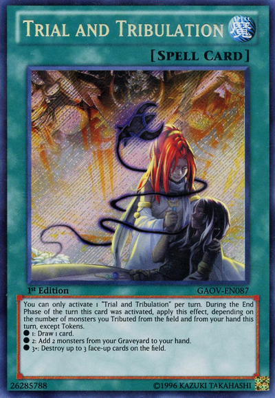 Trial and Tribulation [GAOV-EN087] Secret Rare | Odin's Place