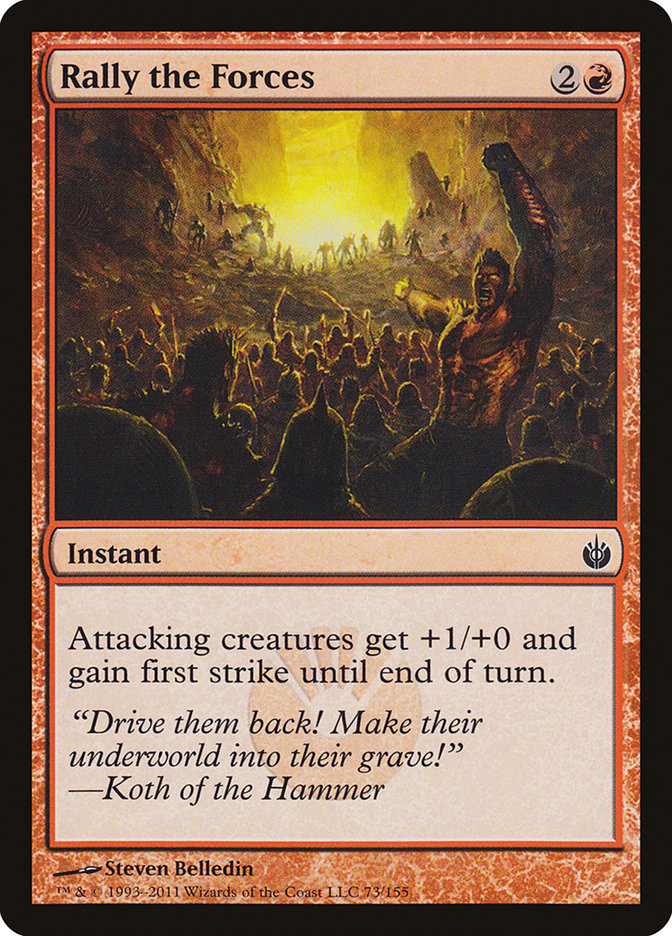 Rally the Forces (73) [Mirrodin Besieged] | Odin's Place