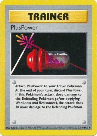 PlusPower (84/102) [Base Set Shadowless Unlimited] | Odin's Place