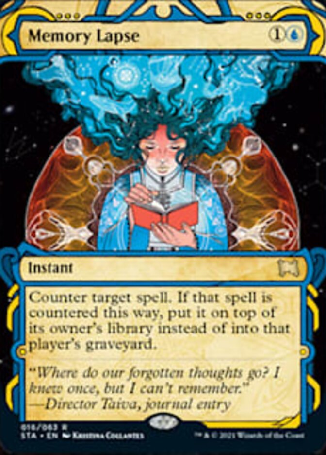 Memory Lapse (Foil Etched) [Strixhaven: School of Mages Mystical Archive] | Odin's Place