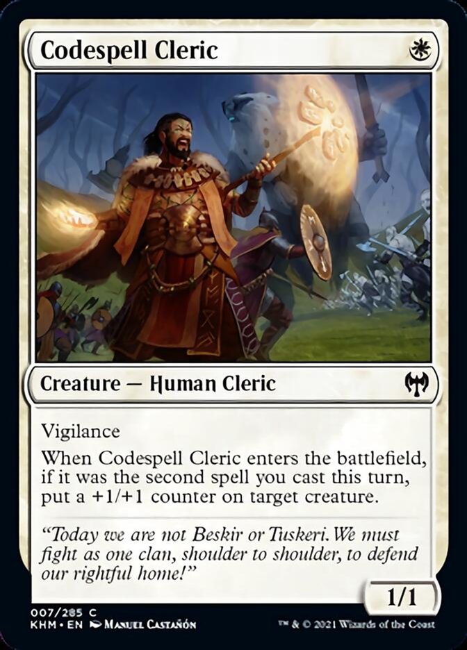 Codespell Cleric [Kaldheim] | Odin's Place