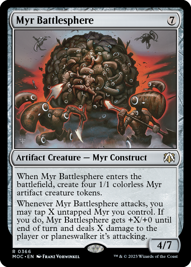Myr Battlesphere [March of the Machine Commander] | Odin's Place
