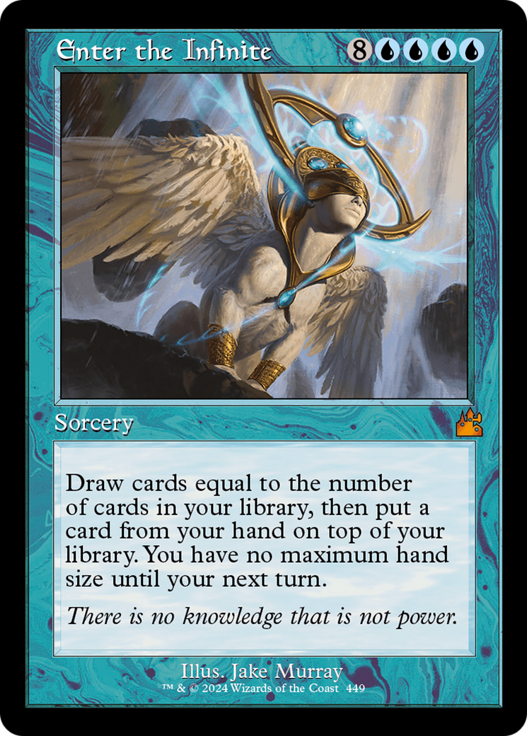 Enter the Infinite (Retro Frame) [Ravnica Remastered] | Odin's Place