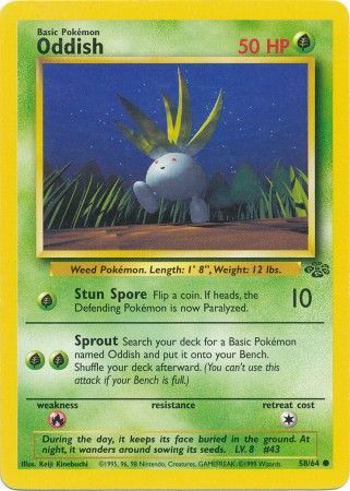 Oddish (58/64) [Jungle Unlimited] | Odin's Place