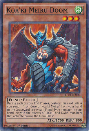 Koa'ki Meiru Doom [BP03-EN058] Shatterfoil Rare | Odin's Place