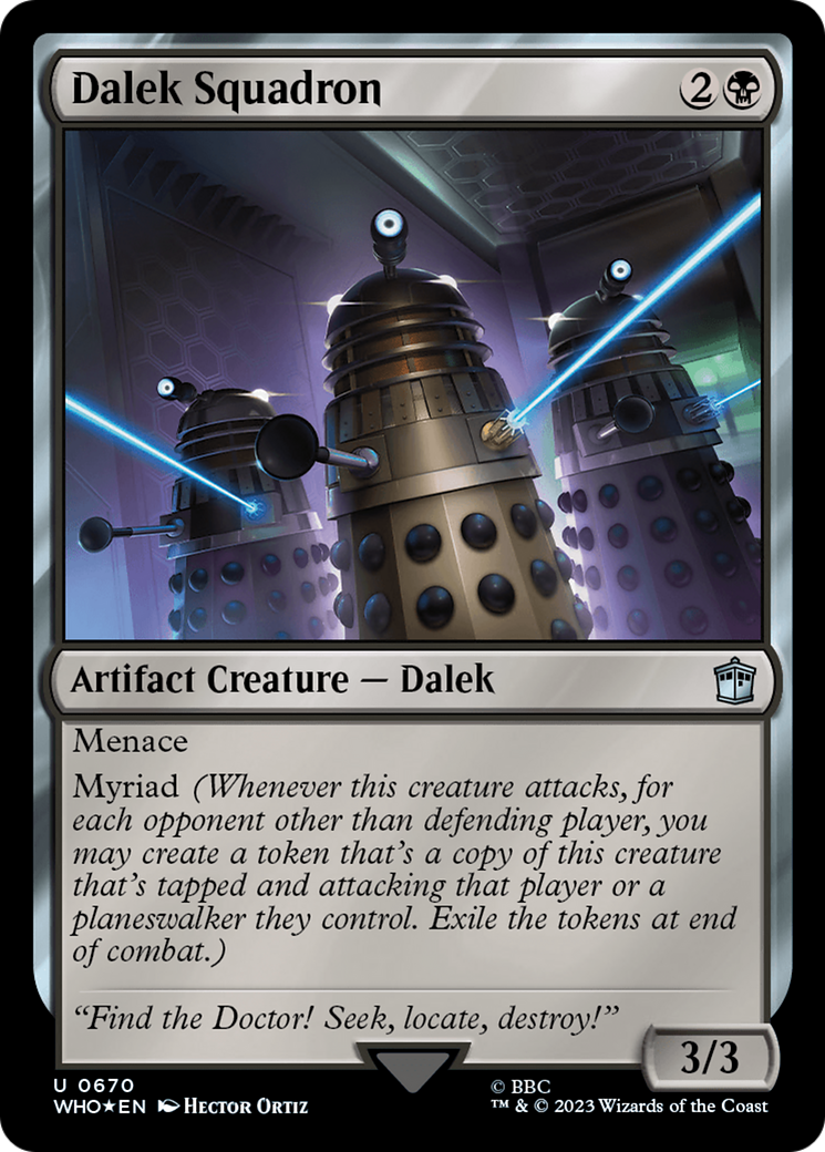 Dalek Squadron (Surge Foil) [Doctor Who] | Odin's Place