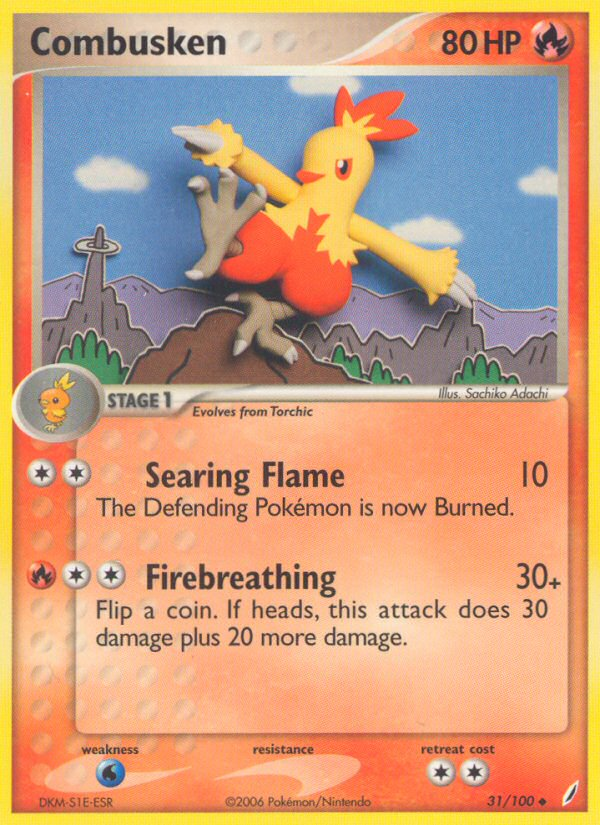 Combusken (31/100) [EX: Crystal Guardians] | Odin's Place