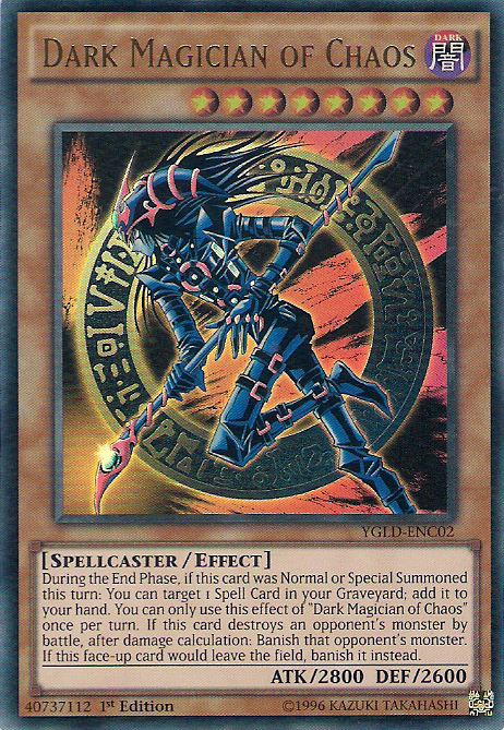 Dark Magician of Chaos [YGLD-ENC02] Ultra Rare | Odin's Place