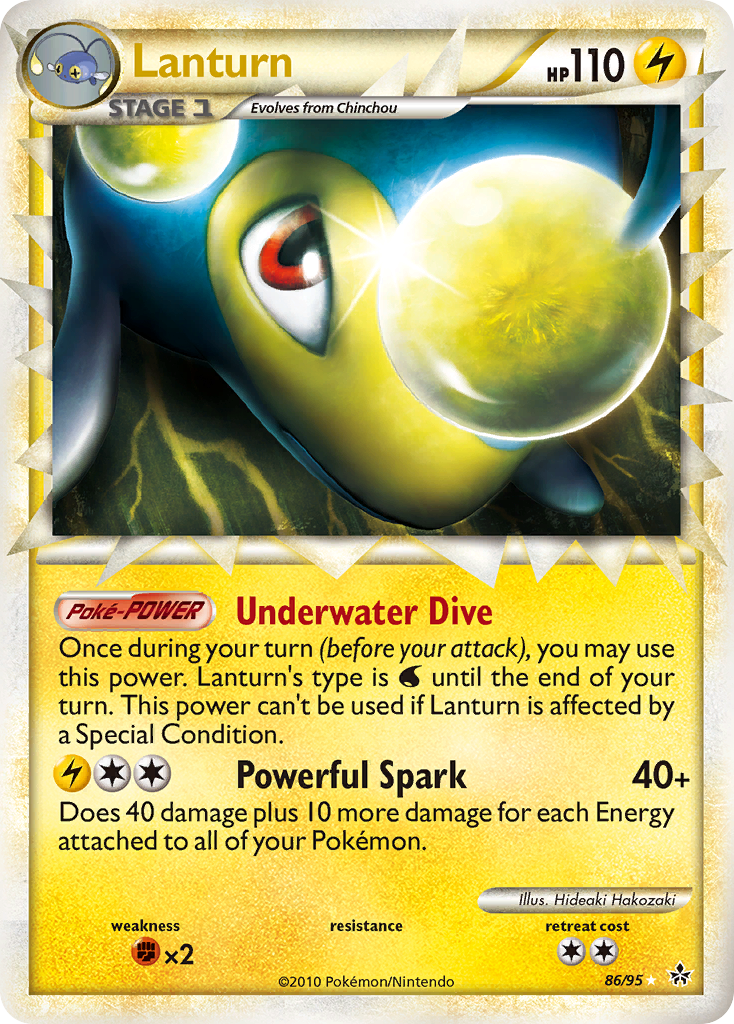Lanturn (86/95) [HeartGold & SoulSilver: Unleashed] | Odin's Place