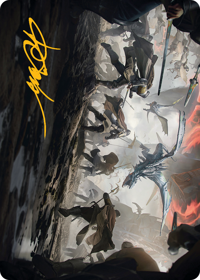Invasion of Dominaria Art Card (Gold-Stamped Signature) [March of the Machine Art Series] | Odin's Place