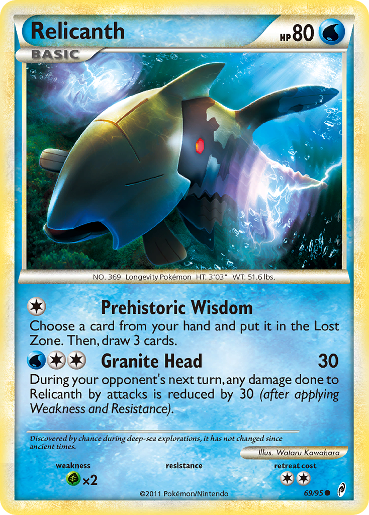 Relicanth (69/95) [HeartGold & SoulSilver: Call of Legends] | Odin's Place